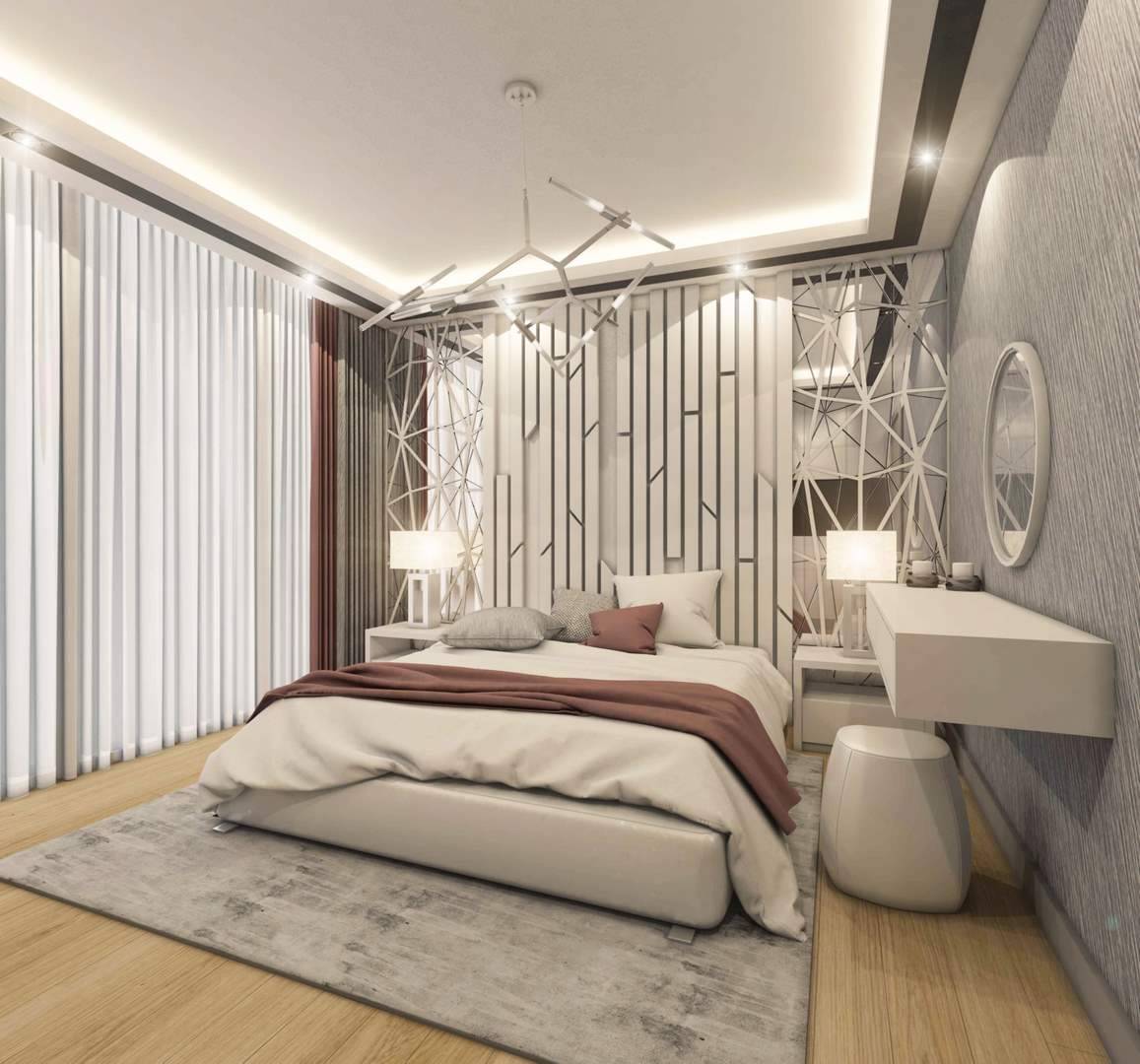 Kartal Marina Residence yatak odası tasarımı