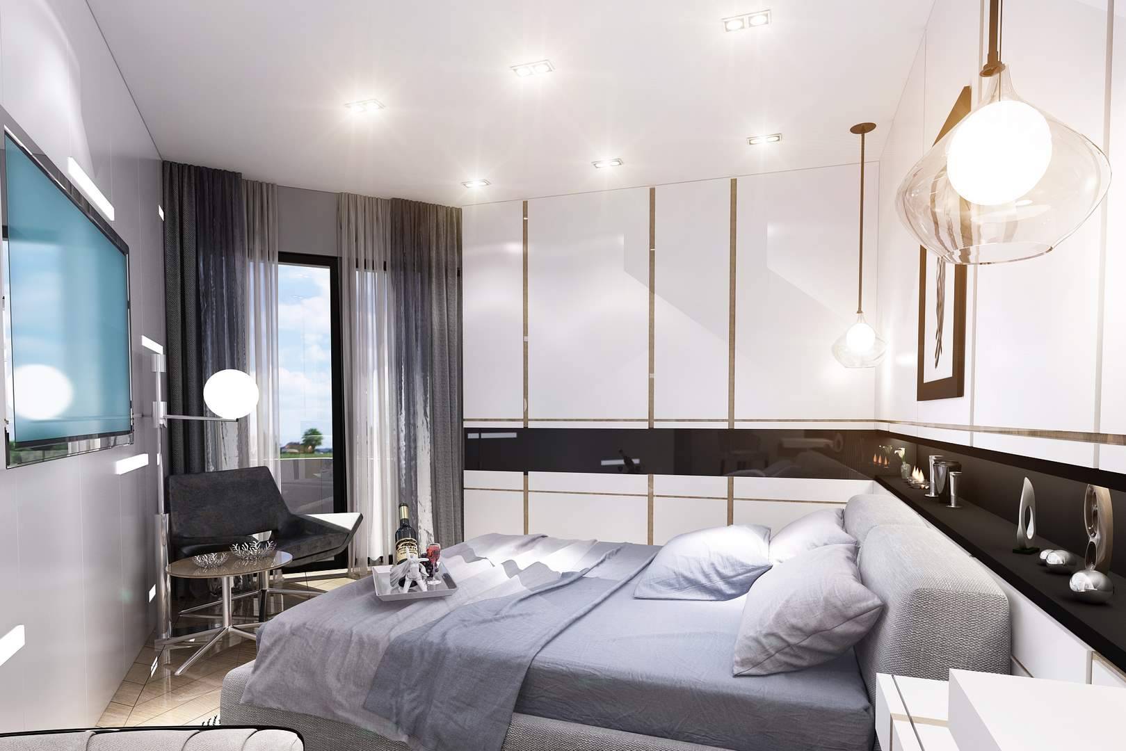 Kartal Marina Residence İstanbul yatak odası tasarımı