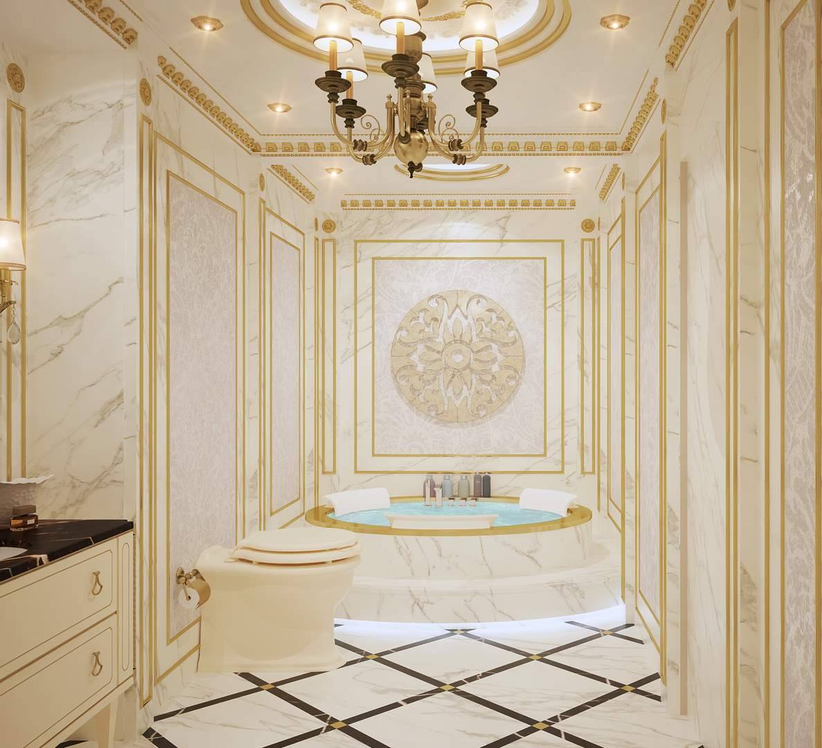 Malikane istanbul banyo iç mimar tasarımı