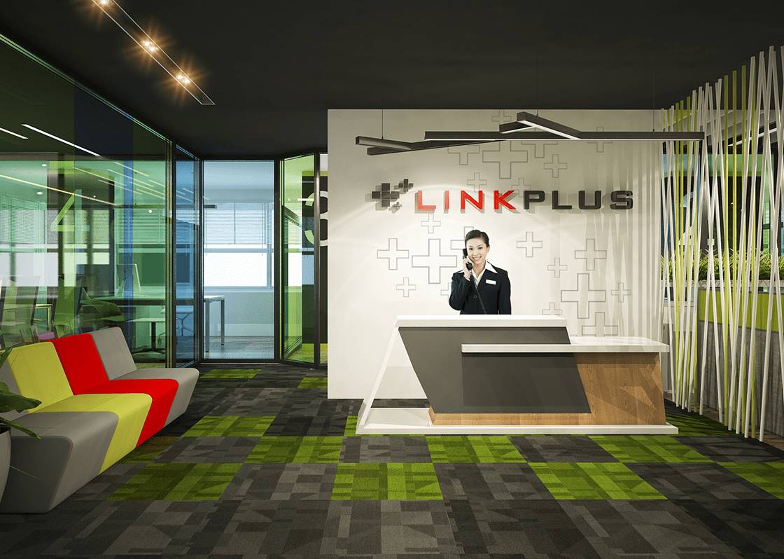 Linkplus Ofis hol tasarımı