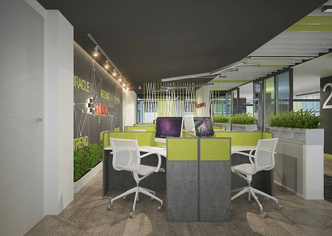 Linkplus İstanbul Ofis çalışma grubu tasarımı